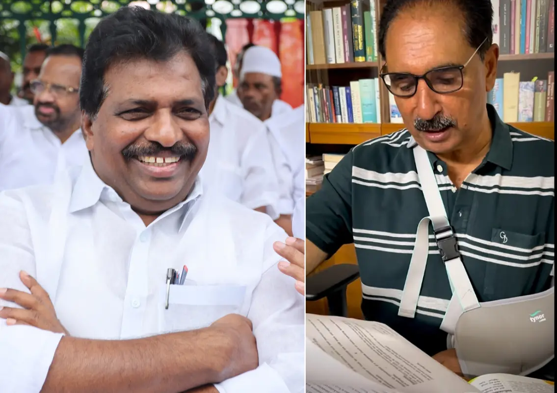 കൊടിക്കുന്നിൽ സുരേഷ് എം.പി., എൻ.കെ. പ്രേമചന്ദ്രൻ എം.പി.