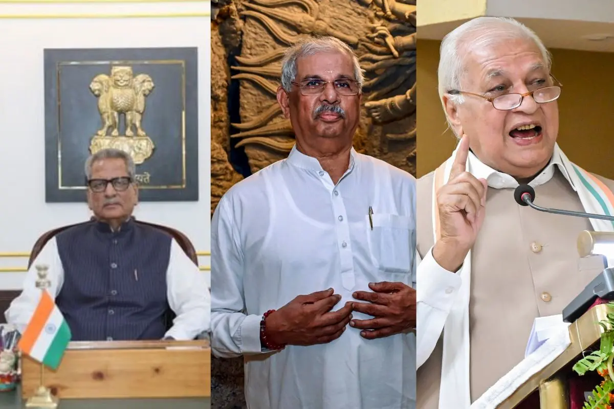 Om Prakash Mathur, Rajendra Vishwanath Arlekar, Arif Mohammed Khan | Photos: X, PTI