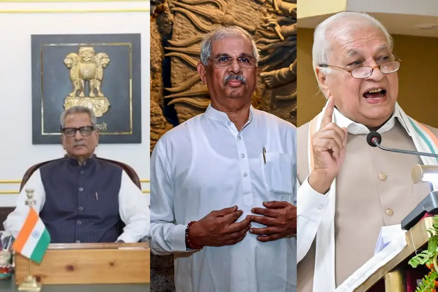 Om Prakash Mathur, Rajendra Vishwanath Arlekar, Arif Mohammed Khan | Photos: X, PTI