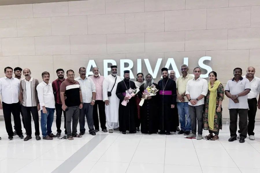 മാത്യൂസ് മോർ തേവേദോസിയോസിന് സ്വീകരണം നൽകി