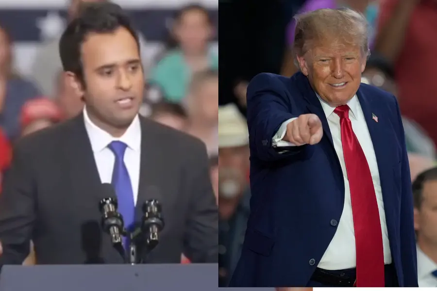 Donald Trump defends Vivek Ramaswamy’s ad featuring Democratic rival Amy Acton’s estranged mother