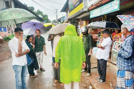 പനമരം ടൗണിലെ വെള്ളക്കെട്ടിന് താത്കാലിക പരിഹാരം