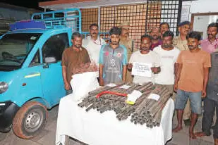 റെയിൽവേ സിഗ്നൽ കേബിൾ മോഷണം അസം സ്വദേശികൾ അറസ്റ്റിൽ