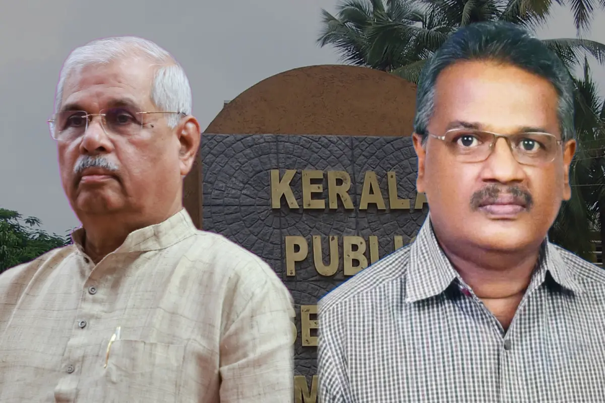 Former Kerala Governor Rajendra Arlekar, PSC Chairman M R Baiju