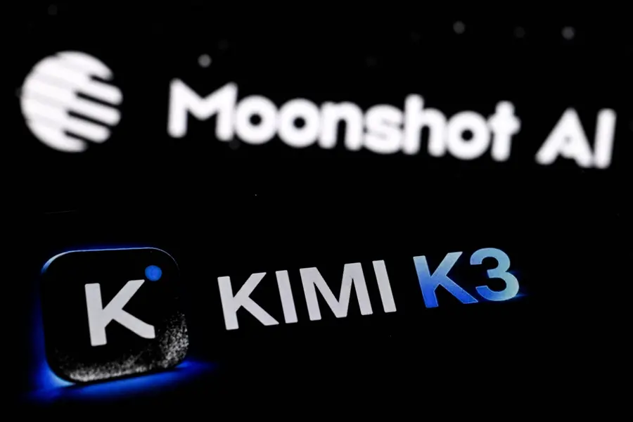 Moonshot AI Kimi K3.1 Pro interface showing 3D design and game creation features