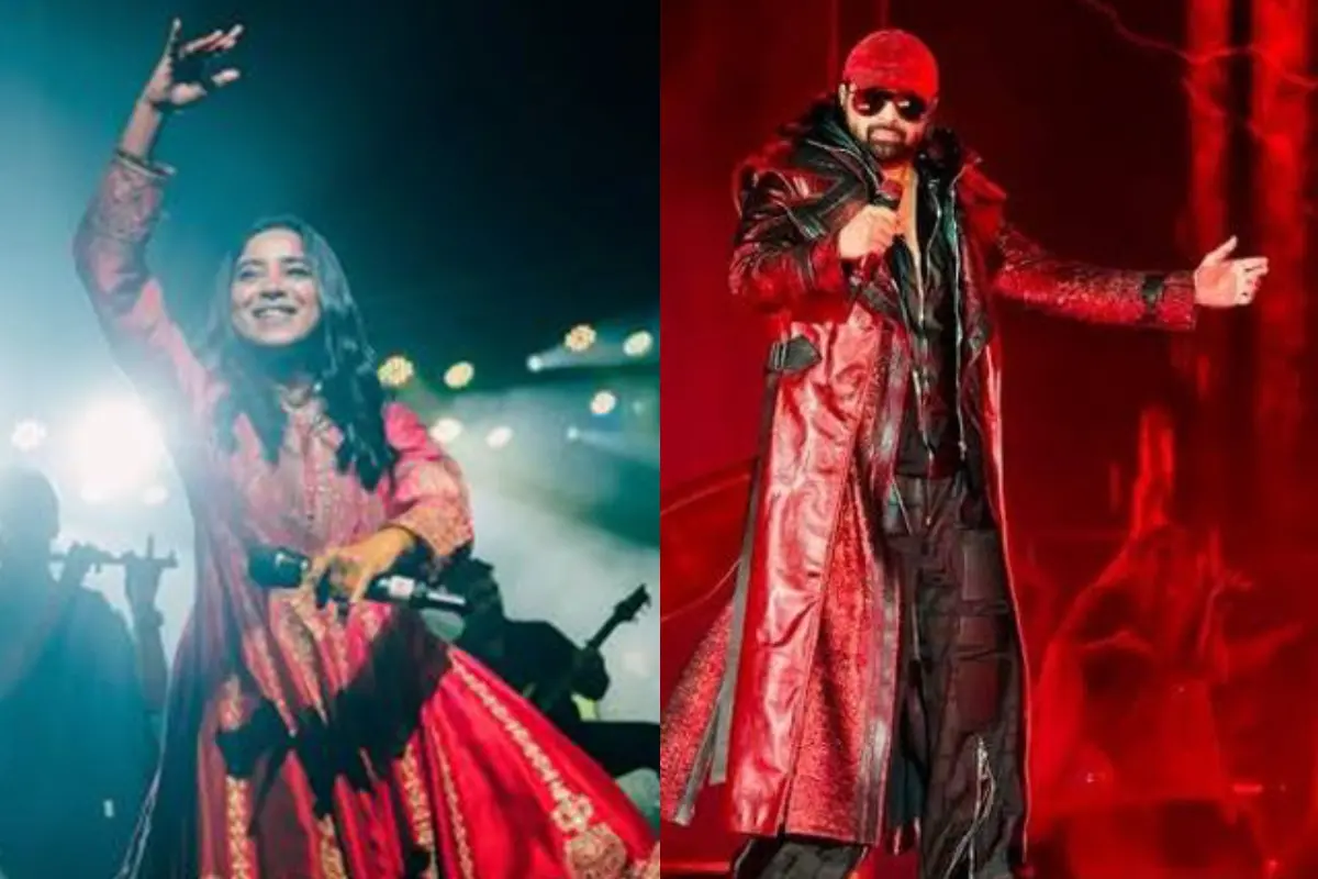 Shilpa Rao's interrupted performance at BMP 2026 sparks controversy. Photo | X