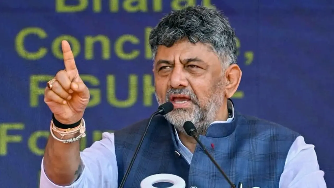 ഡി.കെ. ശിവകുമാർ | Photo: ANI