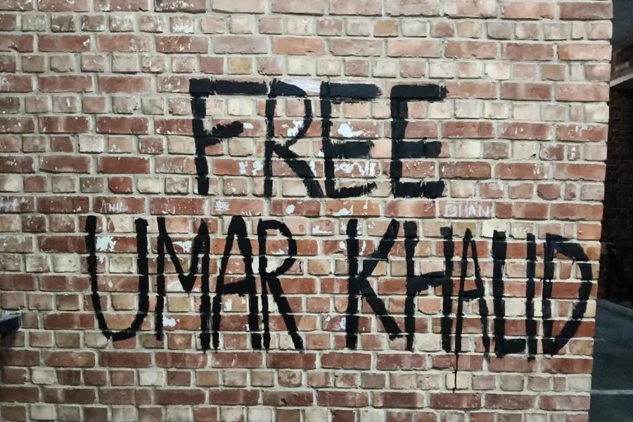 The Akhil Bharatiya Vidyarthi Parishad has alleged that \"objectionable\" political graffiti, including slogans such as \"Free Umar Khalid\" and \"Long Live Naxalbari\", has surfaced on the campus of Jawaharlal Nehru University