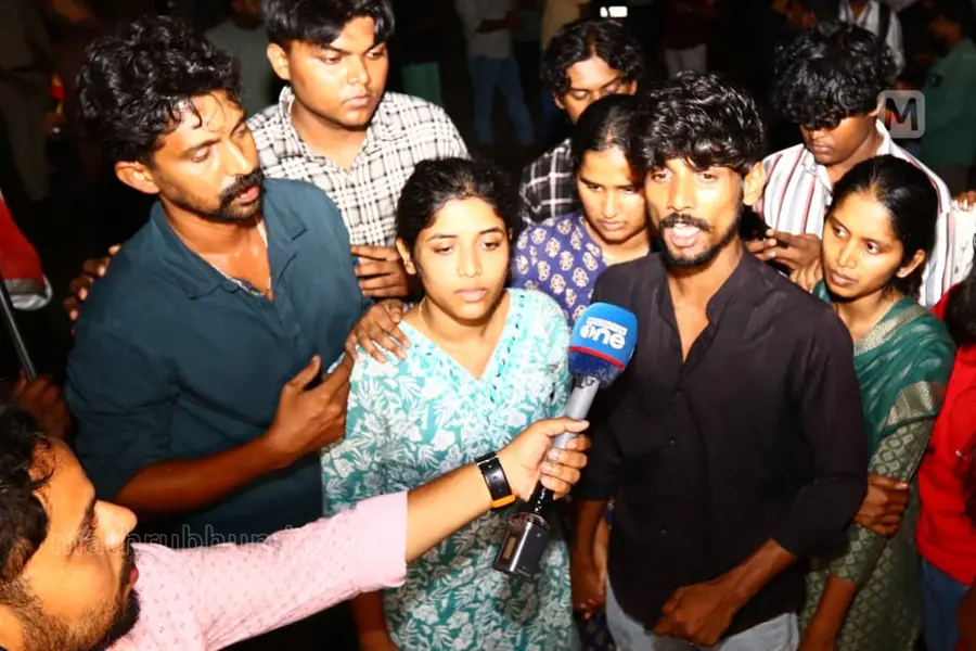 Cheranalloor accident protest