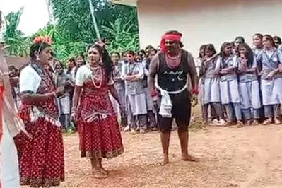 കാക്കാരിശ്ശിനാടകരൂപത്തിൽ ലഹരി ബോധവത്കരണം