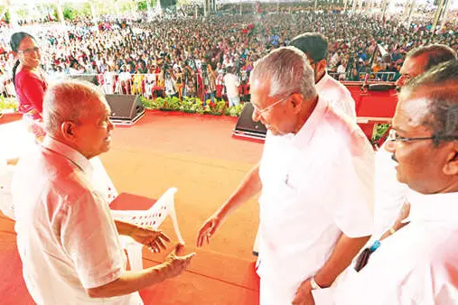 ആവേശത്തിരയിളക്കിസി.പി.എം. ബഹുജനറാലി