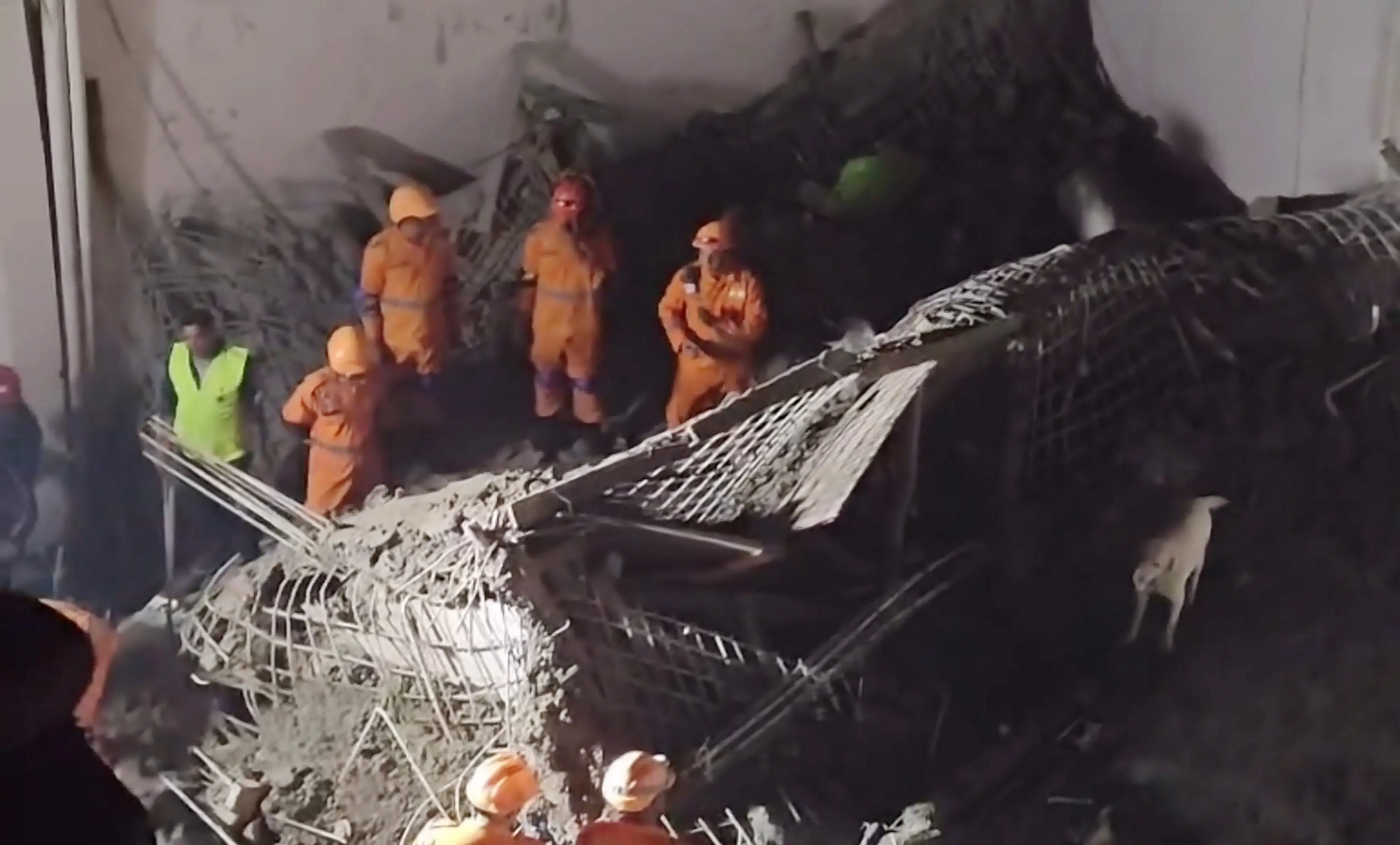 Slab of house under construction collapses in northeast Delhi