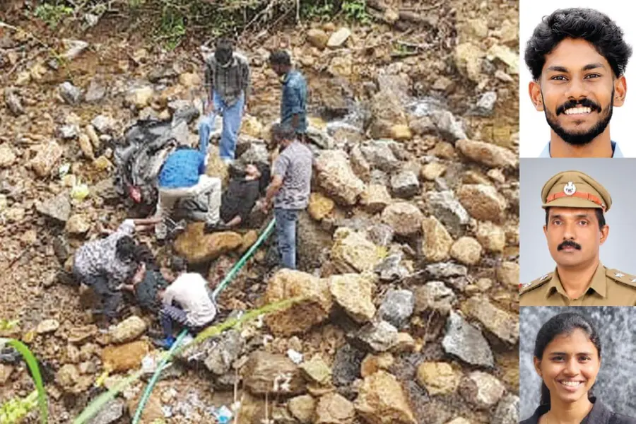 ആഴങ്ങളിലേക്ക് അവരിറങ്ങി, ജീവന്റെ രക്ഷയ്ക്കായി; രക്തംവാർന്നുകിടന്ന യുവാക്കൾക്ക് തുണയായി വനംവകുപ്പ് ജീവനക്കാർ