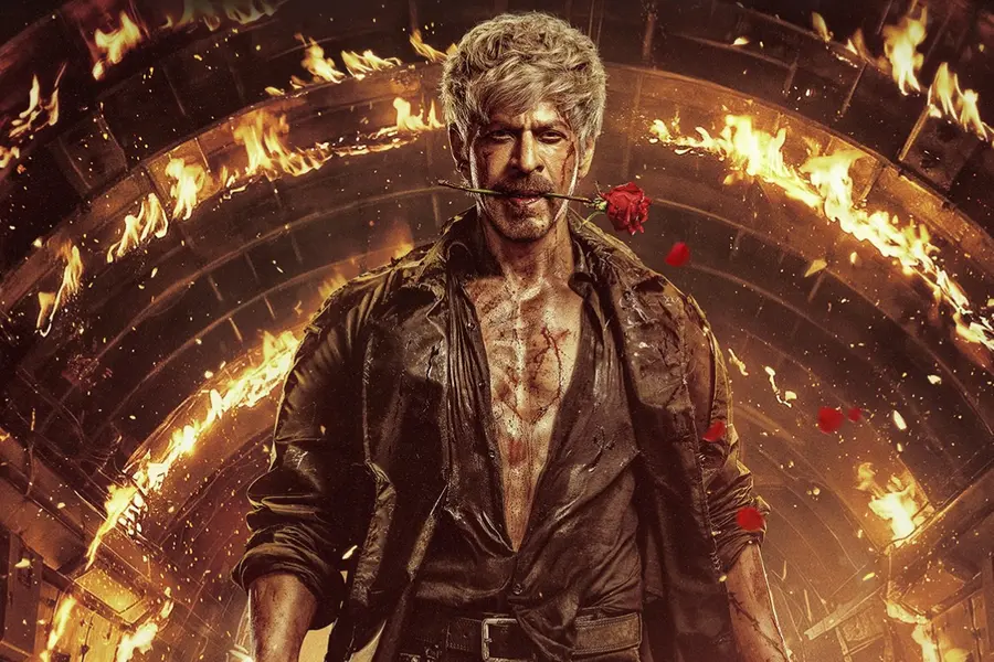 ‘Qaatil nahi, Aashiq hoon’: Shah Rukh Khan’s new ‘KING’ poster serves rose and rage
