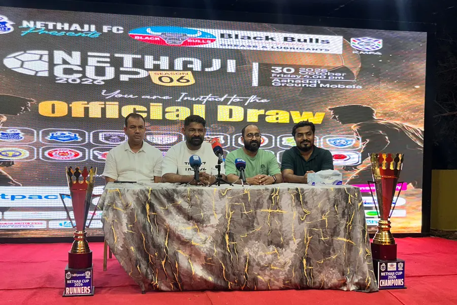 നേതാജി കപ്പിന്റെ ആറാമത് സീസൺ ഒക്ടോബർ 30 വെള്ളിയാഴ്ച