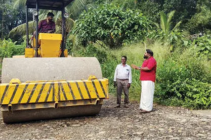 പാലമൂട്-ആഞ്ഞിലിമൂട് റോഡുപണി പുനരാരംഭിച്ചു