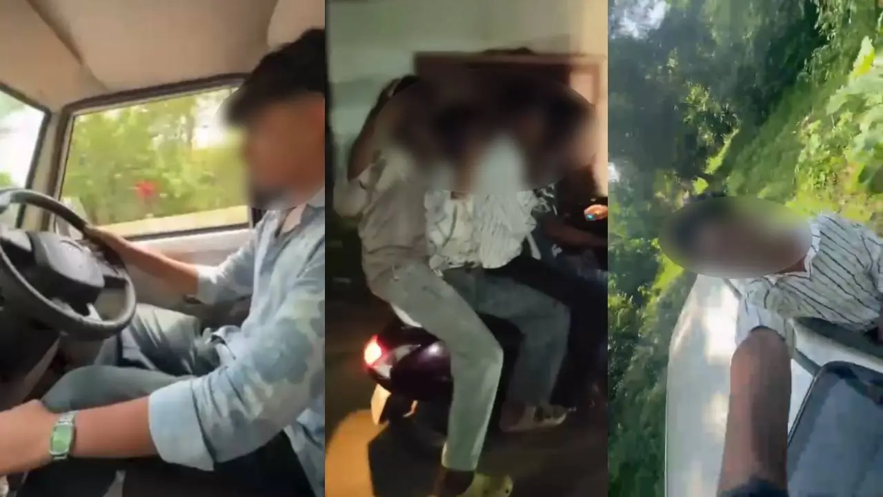 16-കാരൻ സാമൂഹികമാധ്യമങ്ങളിൽ പങ്കുവെച്ച ദൃശ്യങ്ങളിൽനിന്ന്
