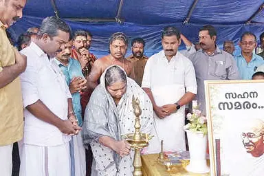 അടിപ്പാതയ്ക്കായി പായൽകുളങ്ങരയിൽ ജനകീയ പ്രതിഷേധപ്പൊങ്കാല നടത്തി