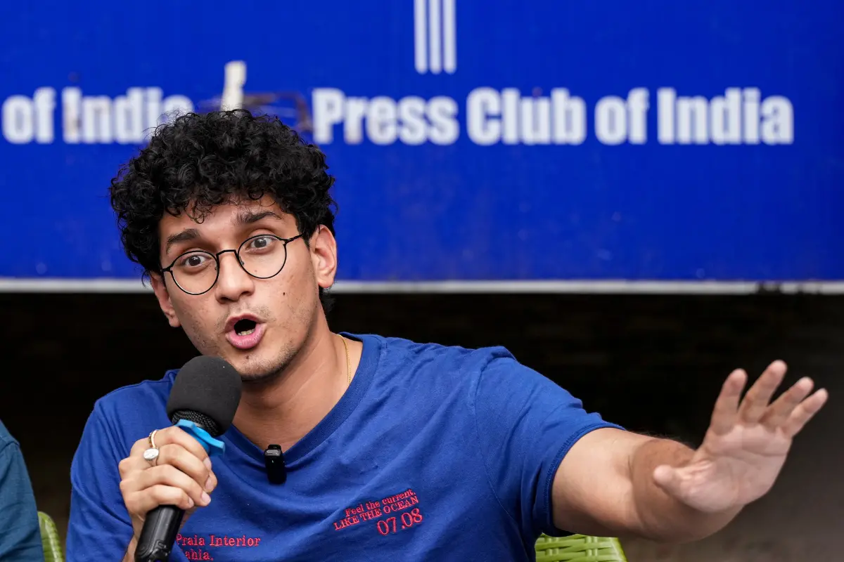 Journalist and Cockroach Janata Party (CJP) spokesperson Saurav Das | Photo: PTI