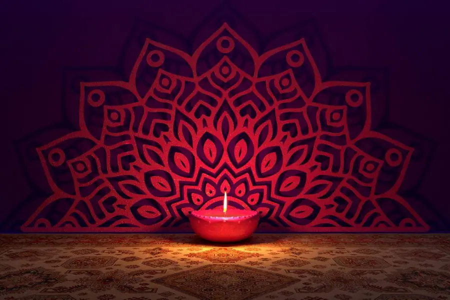 diwali decoration at home