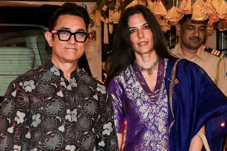 Aamir Khan and Gauri Spratt
