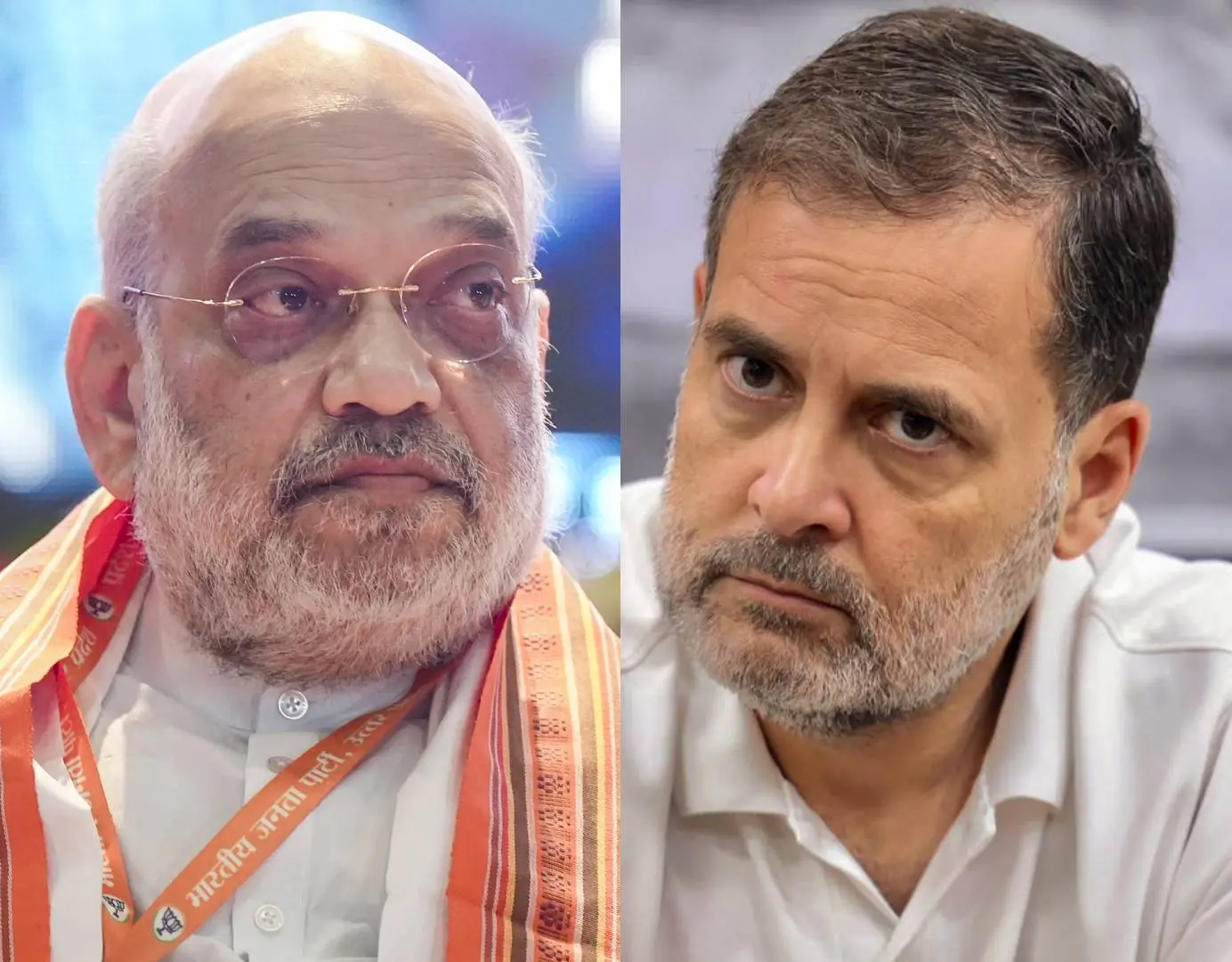 അമിത് ഷാ, രാഹുൽ ഗാന്ധി | Photo: PTI, ANI