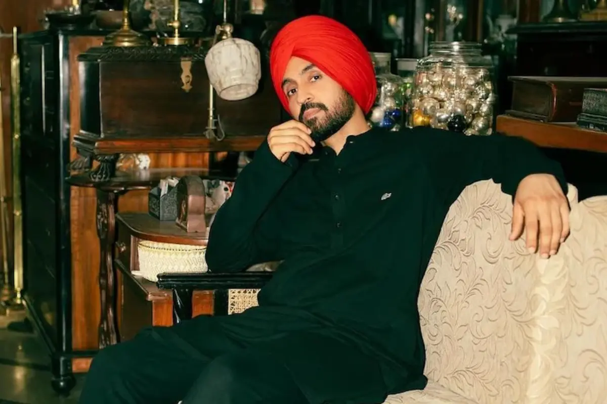 Diljit Dosanjh addresses critics during his Delhi concert as part of the Aura India Tour. Photo | X