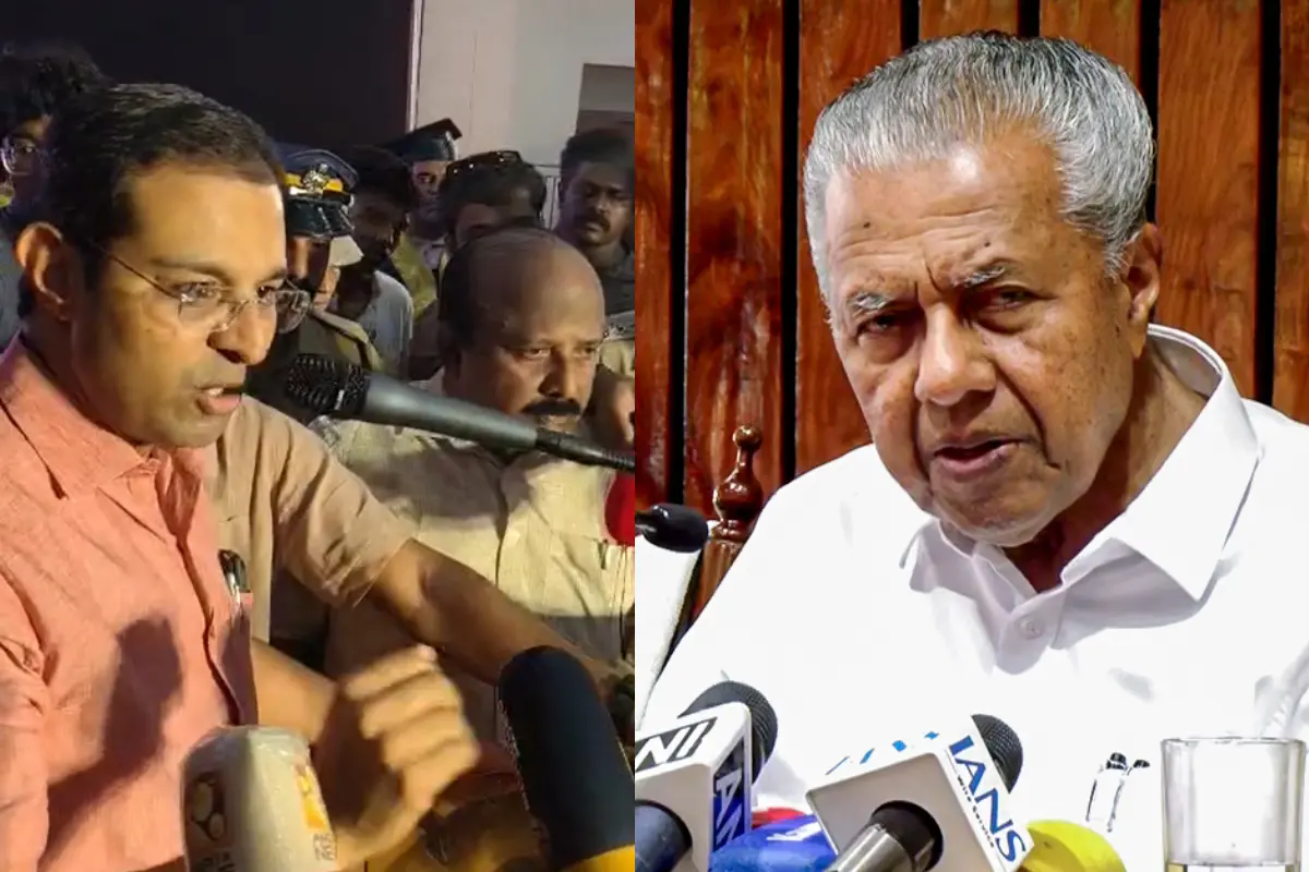 റോജി എം. ജോൺ, പിണറായി വിജയൻ | Photo: Screengrab/ ANI